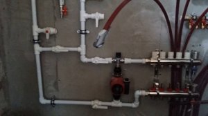 Обвязка газового котла Immergas Eolo mythos 24 кВт. Подключение контура отопления.