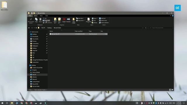 How to get the complete path to a file or folder on Windows 10 смотреть онлайн