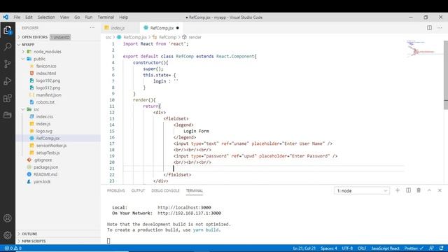 17 Ref Attribute in Reactjs | React Tutorials 2020(Hindi/Urdu) смотреть онлайн