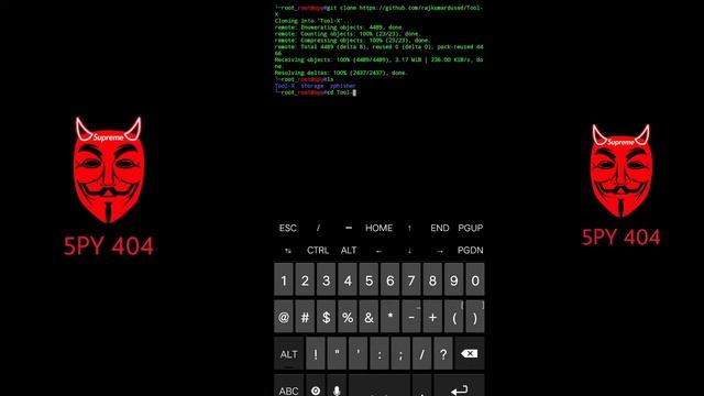 Tool-X installing commands #termux смотреть онлайн