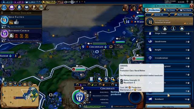 Civilization VI: American Empire EP.6 | The Beginning of A New Invasion смотреть онлайн