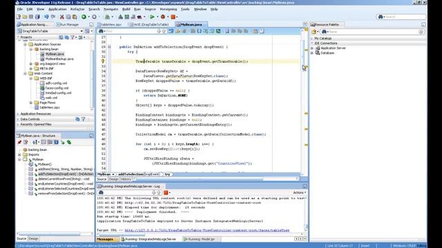 Drag and Drop as Collection in Oracle ADF смотреть онлайн
