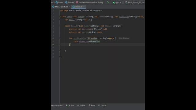 Patron Builder #Android Studio #Kotlin смотреть онлайн