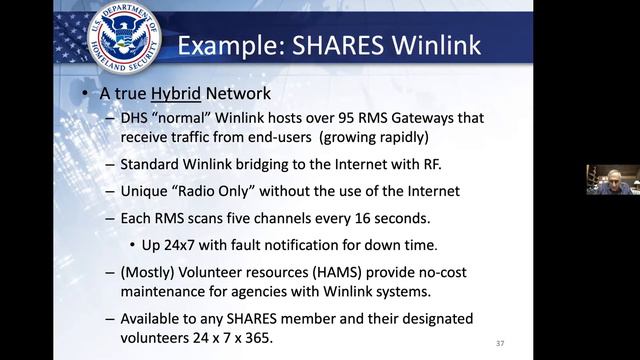 SHARES (DHS HF SHared RESources) Government Message System presentation to San Diego ARES 2-6-2021 смотреть онлайн