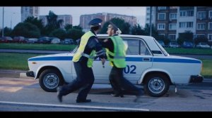 ДПС Лада седан, баклажан