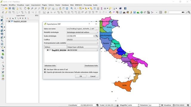 QGIS: DXF export смотреть онлайн