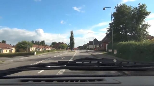 Driving From Brædstrup To Silkeborg (in Denmark)