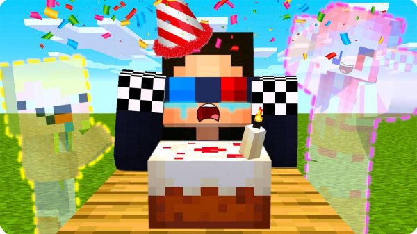 🥳😢ПОЧЕМУ МОИ ДРУЗЬЯ НЕ ПРИШЛИ НА МОЙ ДЕНЬ РОЖДЕНИЯ В МАЙНКРАФТ? ШЕДИ ЛЕСКА И НУБИК MINECRAFT