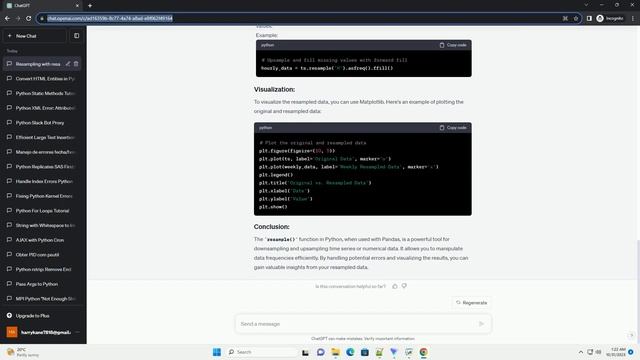resample in python error смотреть онлайн