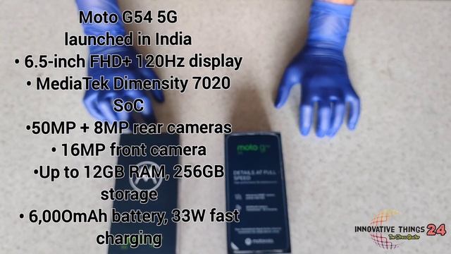 Moto G54 5G Unboxing & review | 12GB+256GB in ₹17,499 | Ultimate 5G Smartphone | bugat king ? смотреть онлайн