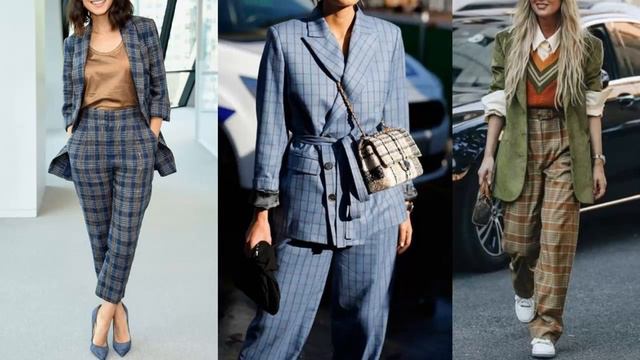 БРЮКИ В КЛЕТКУ НА ЛЮБОЙ СЕЗОН МОДА ДЛЯ ЖЕНЩИН ЗА 50 // CHECKED TROUSERS FOR EVERY TASTE смотреть онлайн