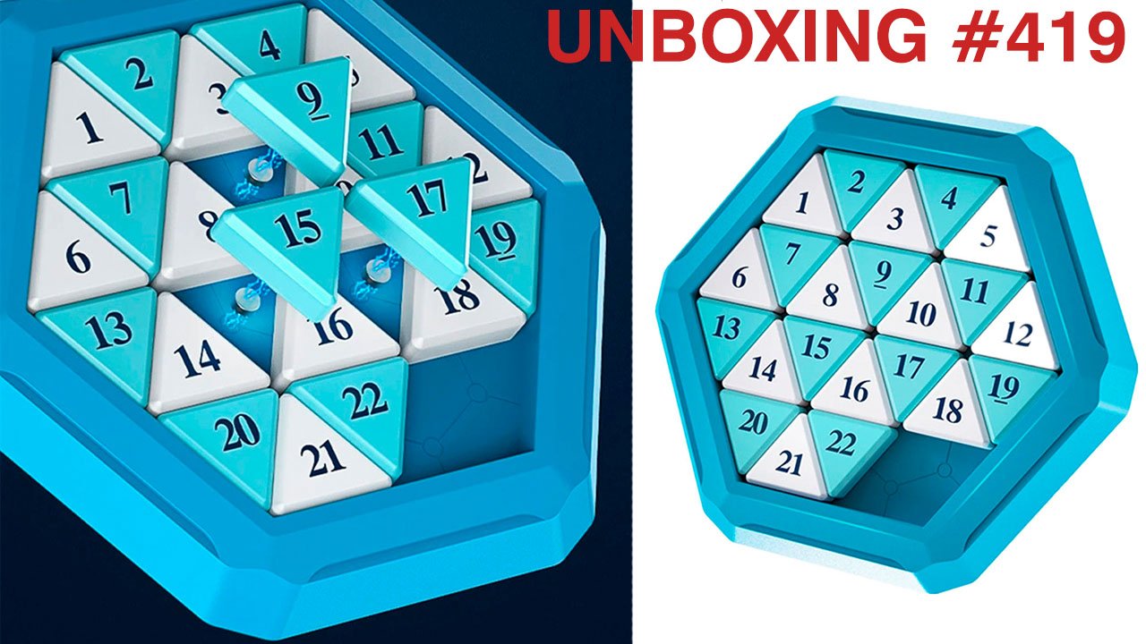 Unboxing №419 Шестиугольные Пятнашки | QiYi Hexagonal Klotski смотреть онлайн