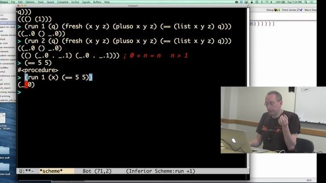 Relational Programming in miniKanren by William Byrd, Part 1/2 смотреть онлайн