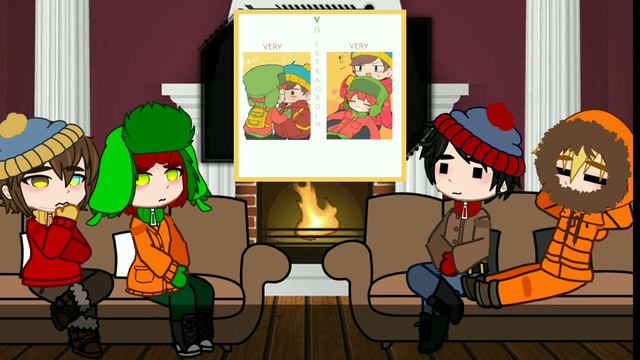 | реакция персонажей южного парка на Kyman.goddess || South Park Gcrv |