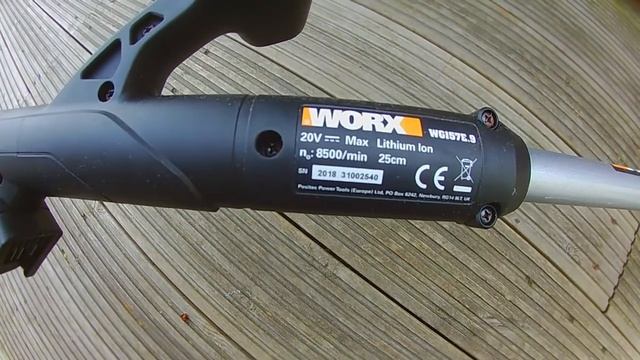 Worx WG157.9 Strimmer Quick Overview