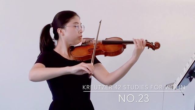 Kreutzer 42 Studies(Etudes) For Violin【No.23】 смотреть онлайн