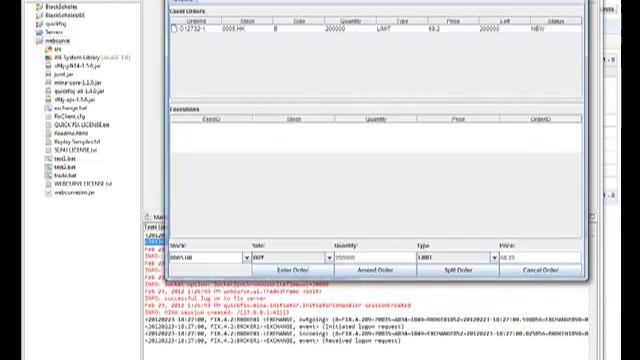 Open source Java Stock exchange simulator working demo with test case examples смотреть онлайн