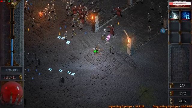 Scarlet Tower - Casual Survival Game | Снова клон Vampire Survivor и Halls of Torment [Стрим] [2k] смотреть онлайн