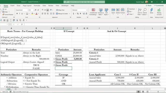 Vision Excel 7 - [Logical Functions If, And, Or] смотреть онлайн