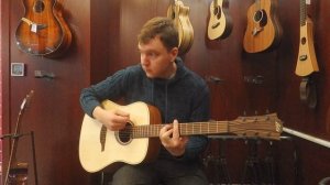 Обзор гитара LAG TRAMONTANE T70D отзыв!!!