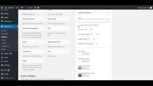 How to add social media icons to your WordPress Sidebar смотреть онлайн