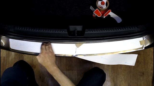 Наклейка на задний бампер для Volkswagen Polo седан смотреть онлайн