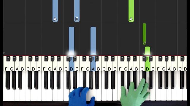 Edison Lighthouse - LOVE GROWS (Where My Rosemary Goes) - EASY Piano Tutorial (with Demo) смотреть онлайн