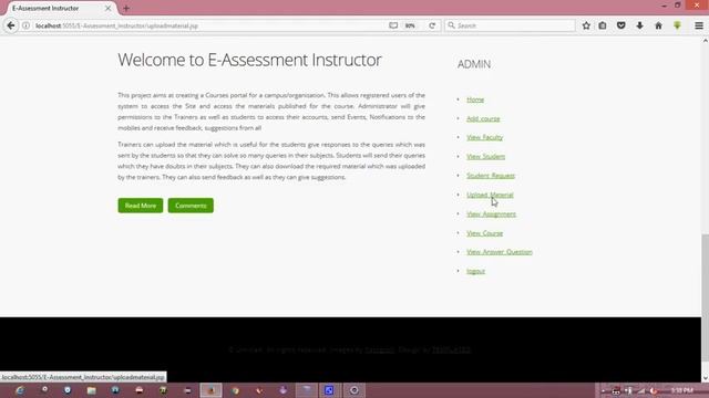 E-Assessment Instructor Java Project смотреть онлайн