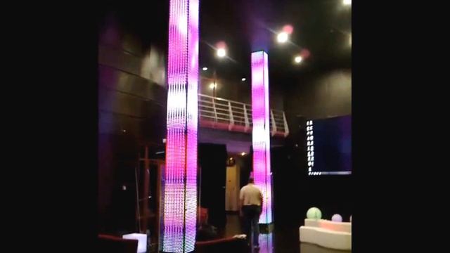 SMART LED колонны в ТЦ г Омск смотреть онлайн