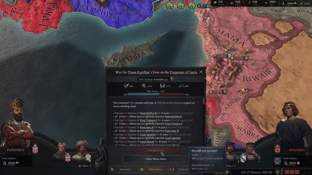 Crusader Kings 3 - "Let's Play" | Count of Messenia | Episode 56 [I'm Massively Outnumbered?] смотреть онлайн