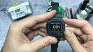 Крутые SKMEI 1988  5ATM DARK GREEN. Обзор, настройка + тест на воду.