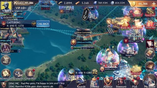 Guns of Glory - K206 INVADING K403 - Crown Invasion Event смотреть онлайн