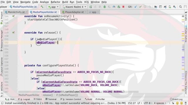 How to Create Music Player App | Music Player app in android Continue with the Seek bar code Part 2 смотреть онлайн