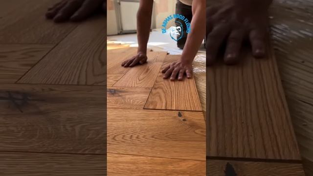 WIDE PLANK GLUED-DOWN HERRINGBONE PATTERN ENGINEERED HARDWOOD FLOOR INSTALLATION!??