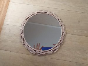 МК. Рамка для зеркала из бумажной лозы. #193