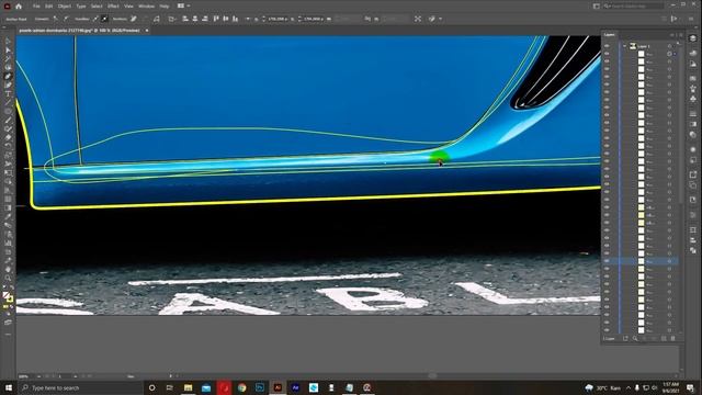 Adobe Illustrator Tutorial | How to Draw Flat Vector Car line art Illustration | Genesis It смотреть онлайн