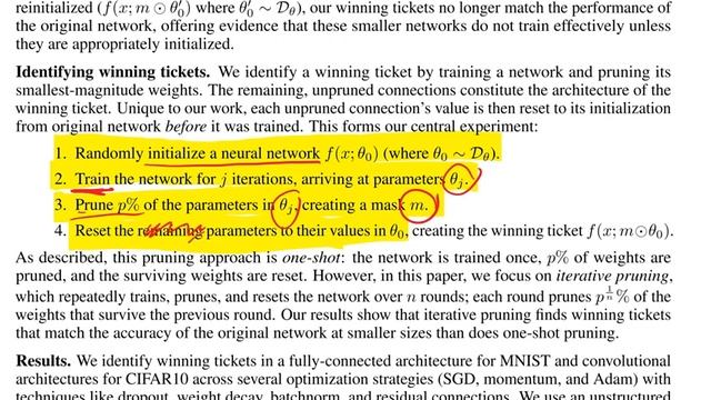 The Lottery Ticket Hypothesis: Finding Sparse, Trainable Neural Networks смотреть онлайн