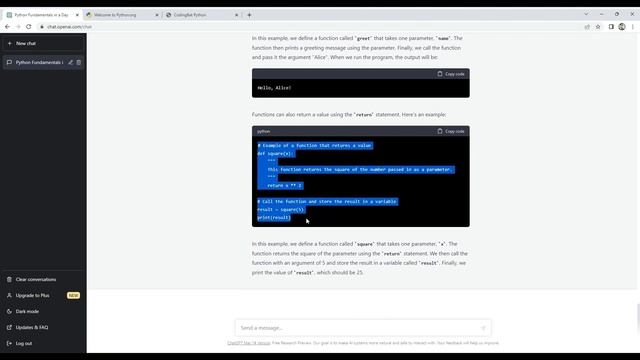 Python Crash Course with ChatGPT: Learn the Basics in One Day смотреть онлайн