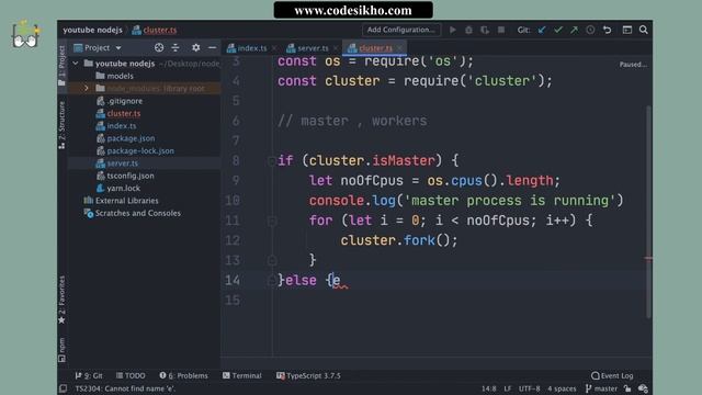 Node.js clusters in Hindi - boost node.js performance and scalability смотреть онлайн
