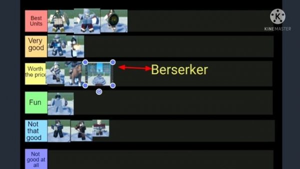 Roblox Warlords Tier list between all Units! |Roblox Warlords
