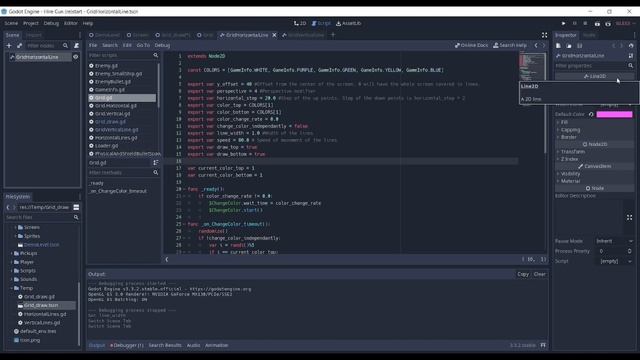 Infinite horizontal scrolling perspective grid in Godot (HireGun Devlog #1) смотреть онлайн