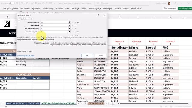EXCEL genialna funkcja X.WYSZUKAJ czy zastąpi WYSZUKAJ.PIONOWO? #excel #vlookup #xlookup смотреть онлайн