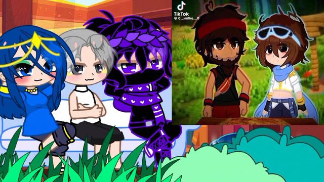 реакция 13 огней на лололошку+межди#gachalife #gachaclub #gachatiktok #gachatuber#лололошка #реакци