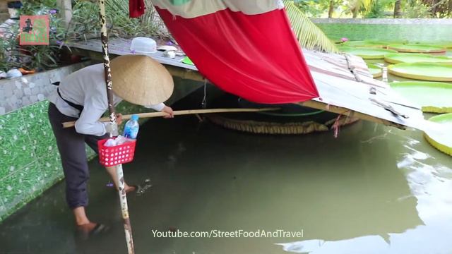 Vietnam Travel Amazing Giant Lotus Leaf in Mekong Delta ( Chua La Sen ) смотреть онлайн
