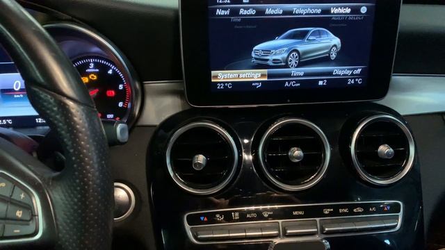 Mercedes C Class W205 change menu language смотреть онлайн