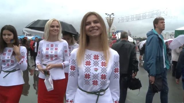 День вышиванки прошел в Минске смотреть онлайн