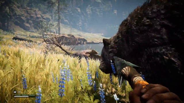 Far Cry Primal. МАКС хардкор. 063 - Шли, шли... медведь утоп, аванпост еле взяли... смотреть онлайн