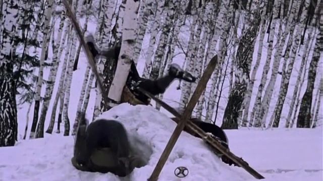 Поручик Ржевский - На лыжах смотреть онлайн