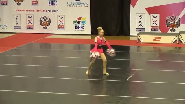 Cheerleading .Чир - фристайл - соло -Дарья Коваленко. смотреть онлайн