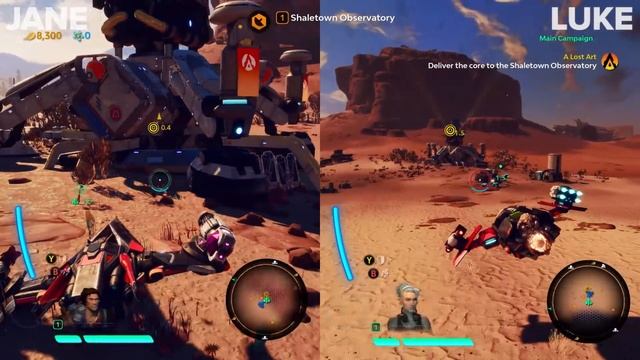 Starlink Split Screen Gameplay: SPACE DAD NOOO - Let's Play Co-op Starlink Battle for Atlas смотреть онлайн